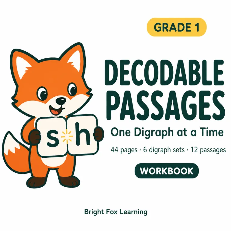 Decodable Passages with Comprehension Questions cover