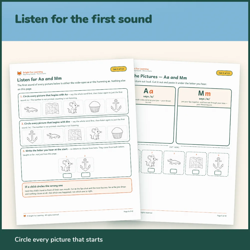 A sort page with bounded boxes a digital layer can use as drop zones